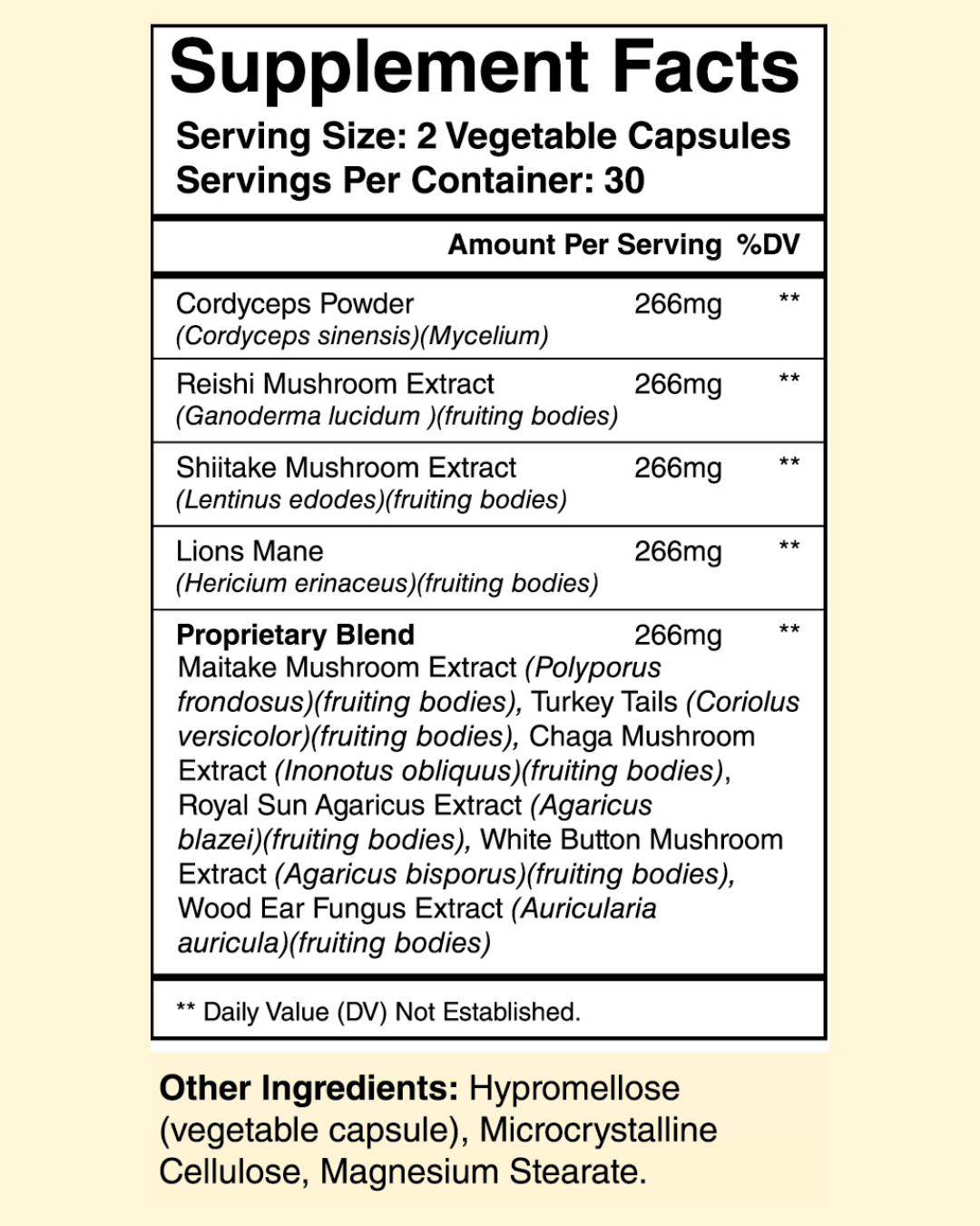 Shroomguard 10x Immune & Brain Complex
